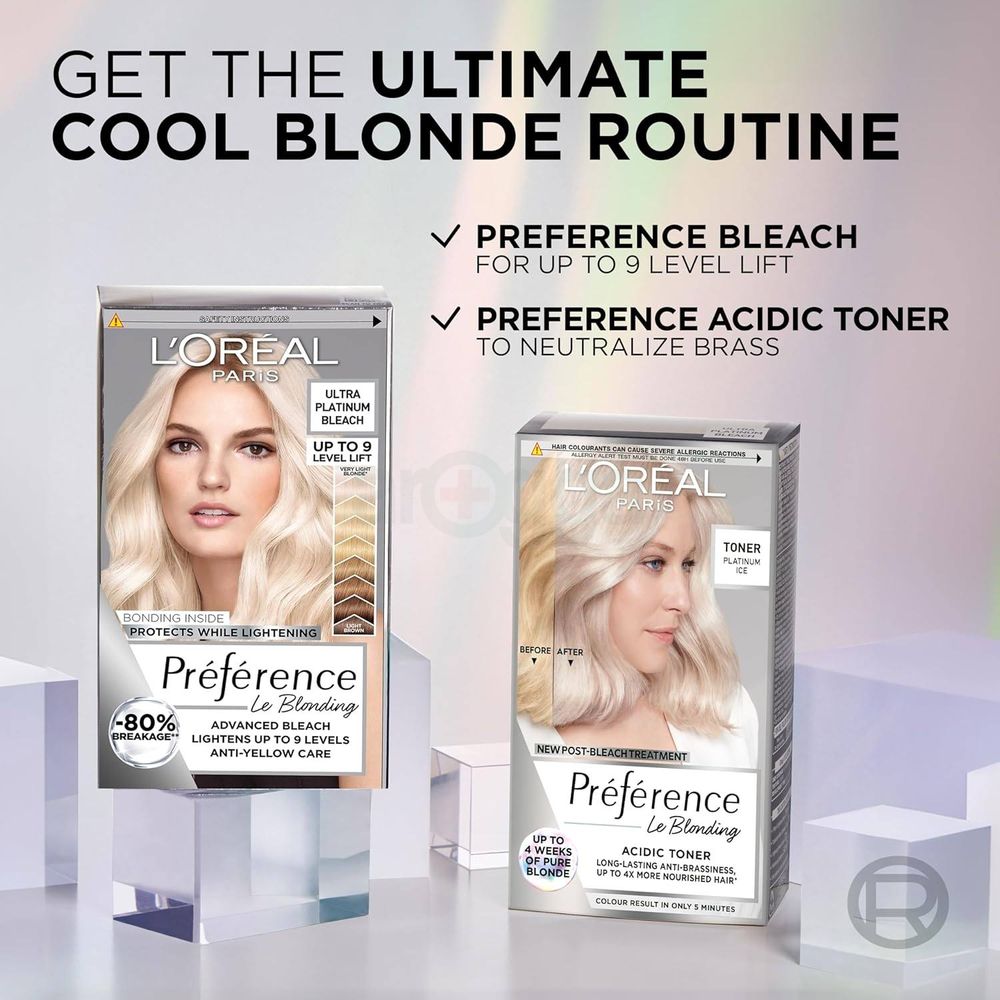 Loreal Paris Preference Hair Color - Bleach Ultra Platinum  