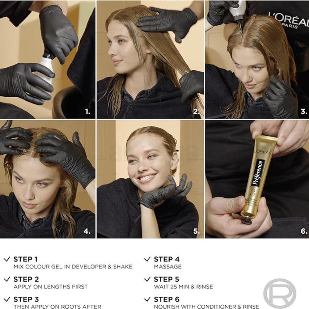 Loreal Paris Preference Hair Color - 6.45 Intense Copper Auburn  