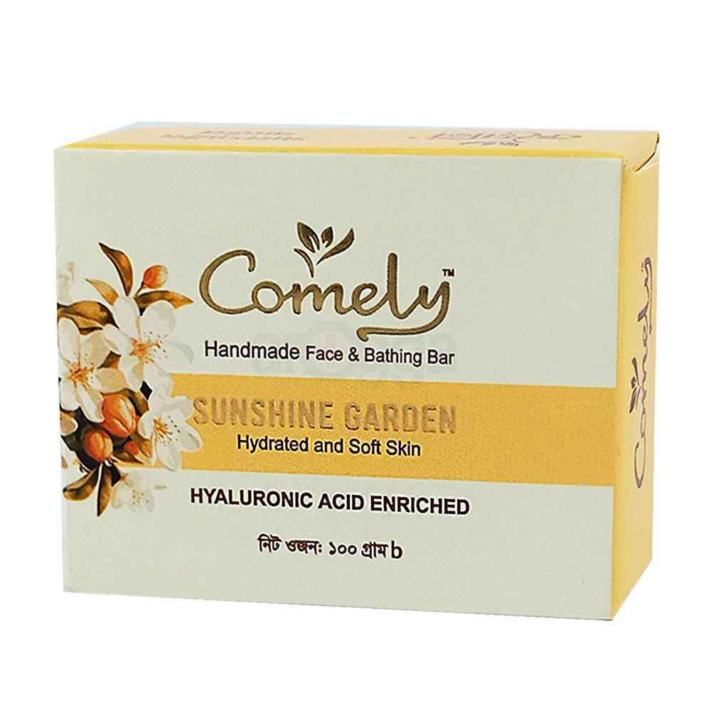 Comely Handmade Soap Sunshine Garden 100gm  