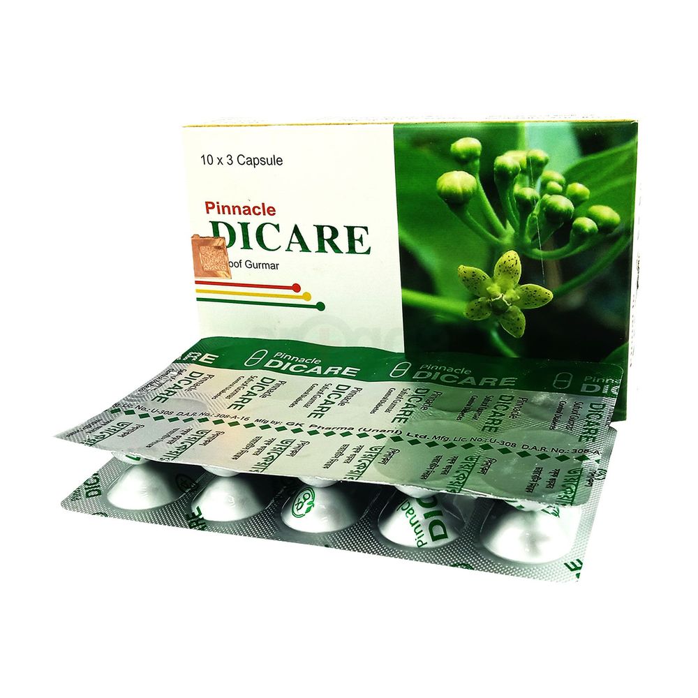 Pinnacle Dicare (10) 500mg capsule