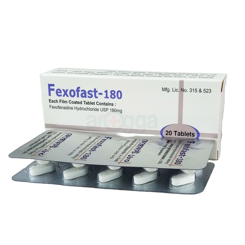 Fexofast 180mg Tablet