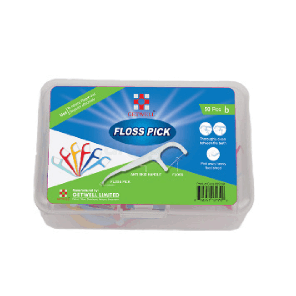 Dental Floss Toothpick 50's Pack (Getwell)  
