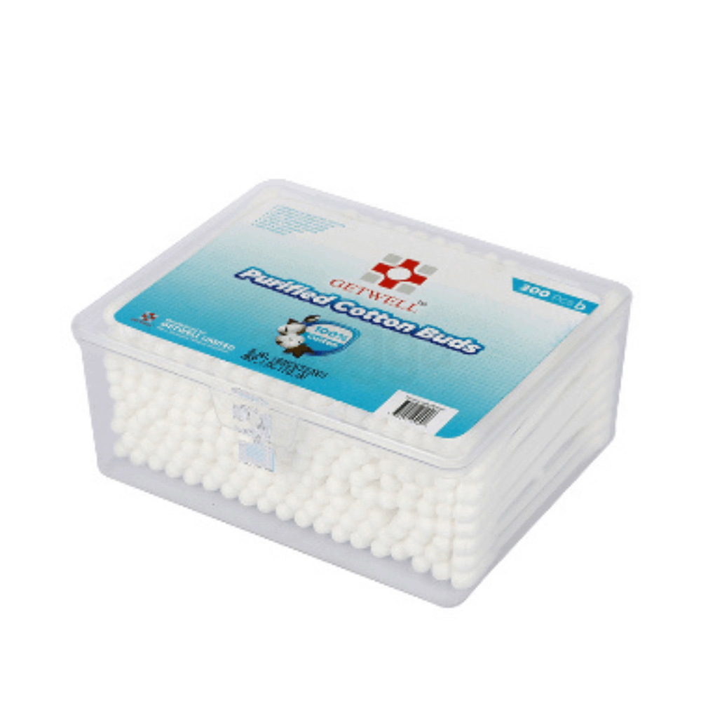 Getwell Purified Cotton Buds 200's Pack  