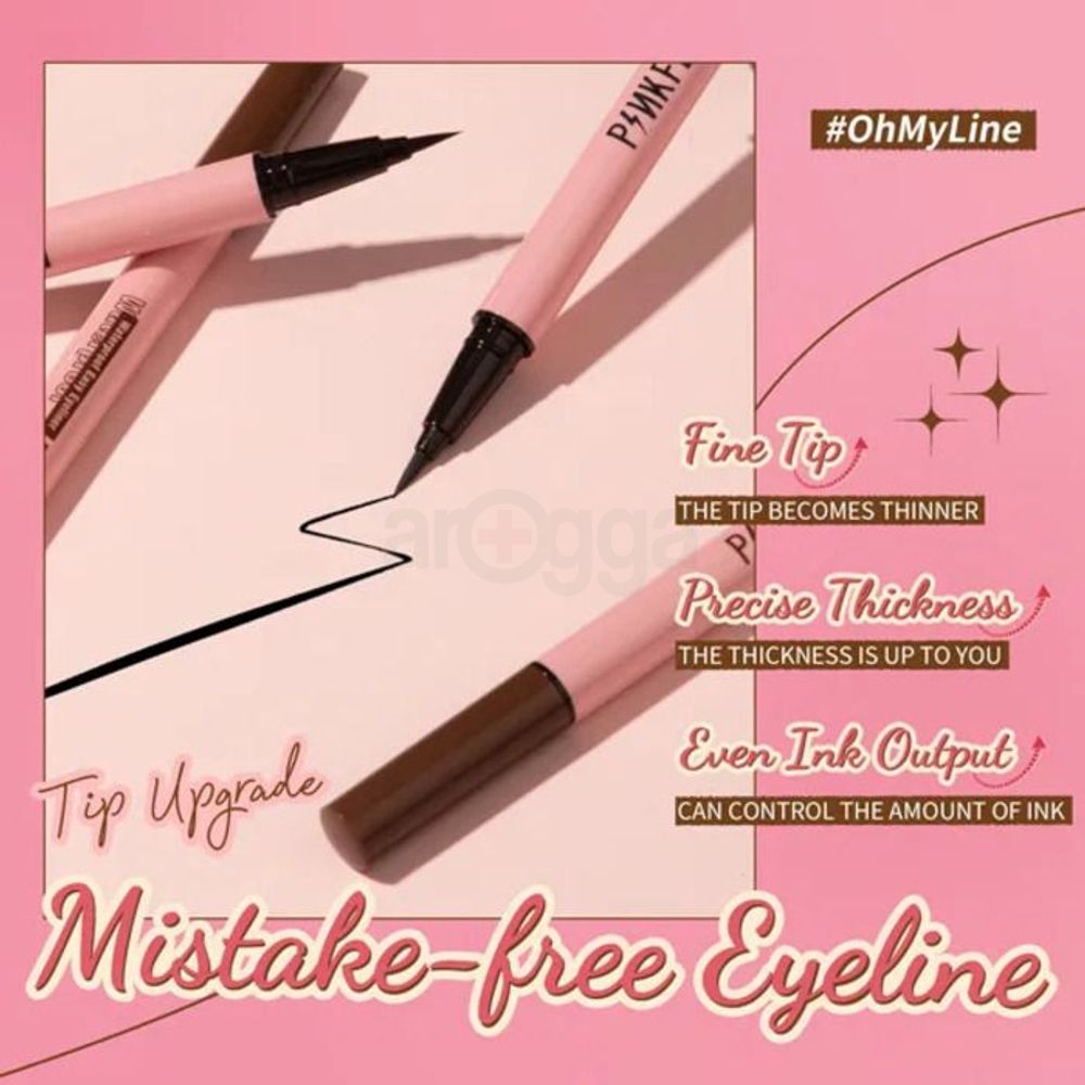 PINKFLASH Waterproof Easy Eyeliner - Black (PF-E01)  