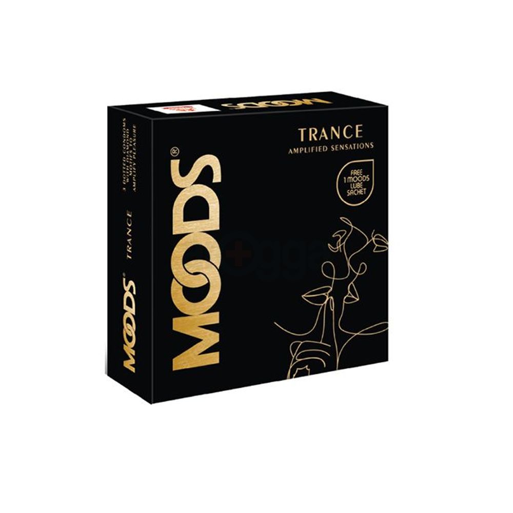Moods Trance Extra Dotted Amplified Sensations Condom - 3Pcs Pack (India)  