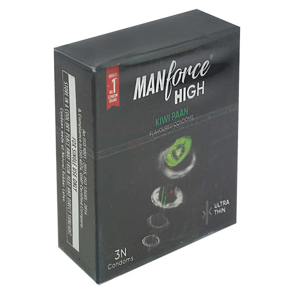 Manforce High Kiwi Paan Flavoured Ultra Thin With 0.05mm Thinness ...