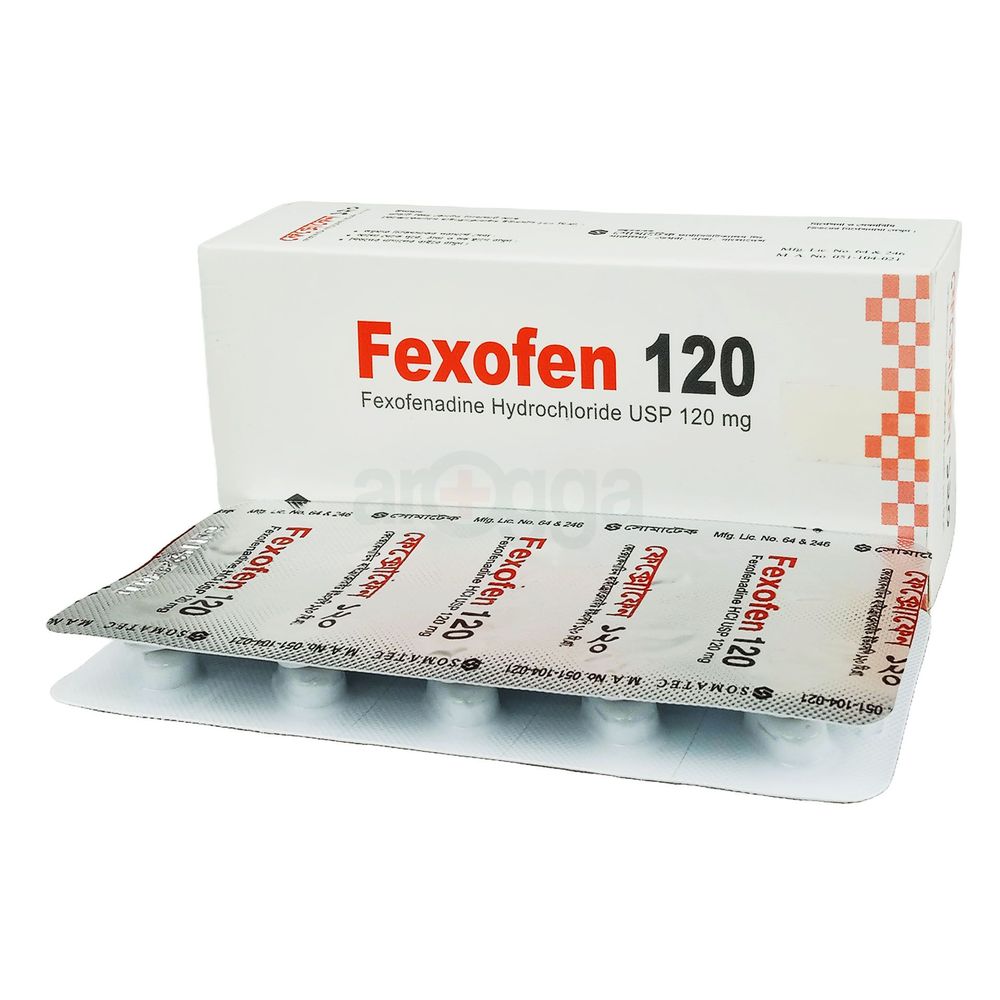 Fexofen 120mg Tablet