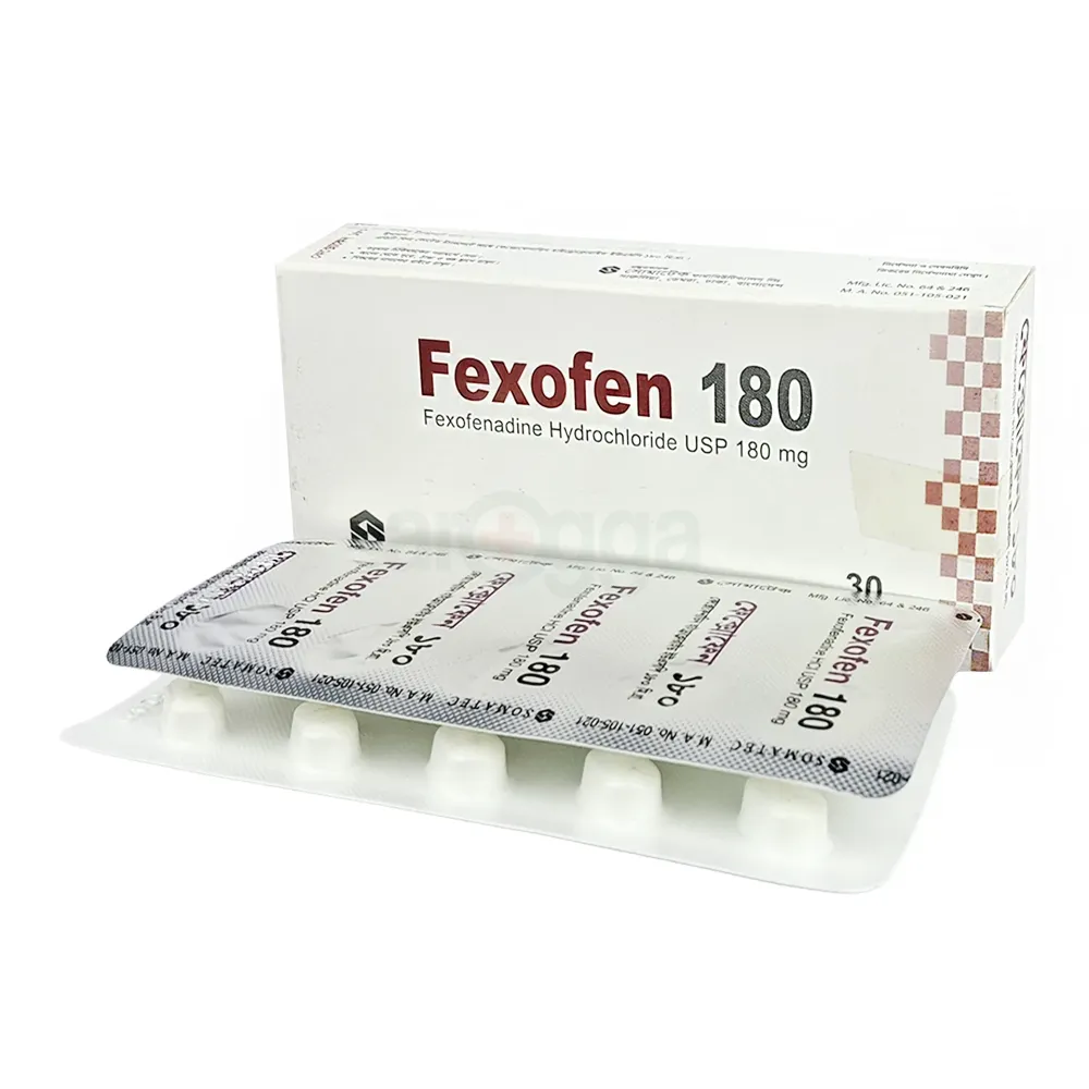 Fexofen 180mg Tablet