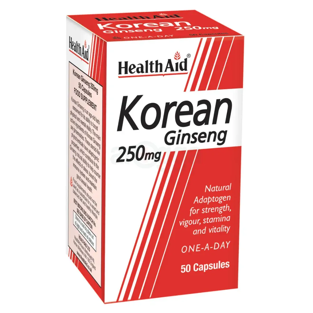 Healthaid Korean Ginseng 250mg 50 Capsule  