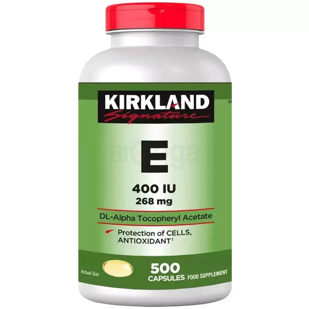 Kirkland Signature E 400 IU 268mg 500 Capsules   