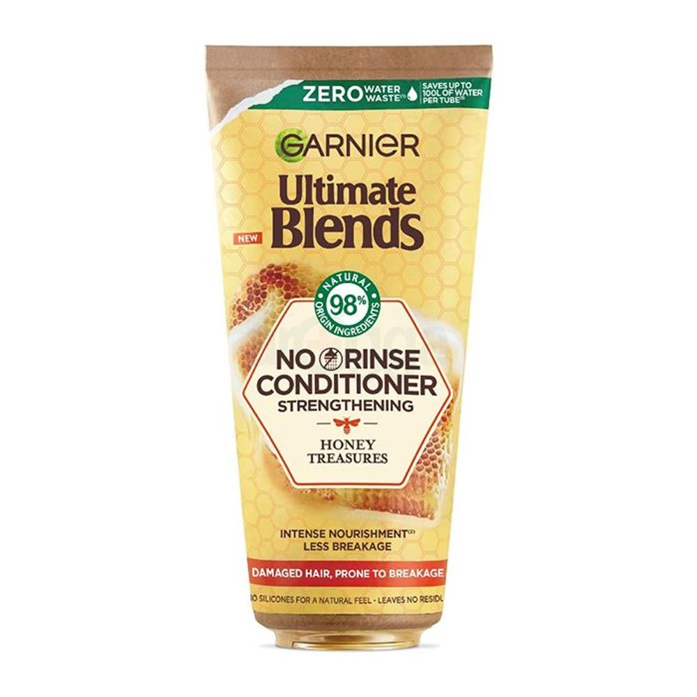 Garnier Ultimate Blends Honey Treasures Strengthening No Rinse Conditioner for Damaged Hair  