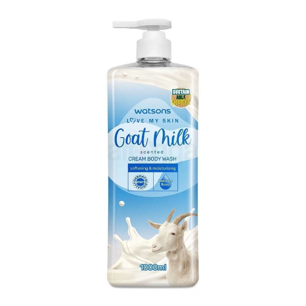 Watsons Love My Skin Goat Milk Scented Cream Body Wash  