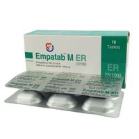 Empatab M ER 25/1000 25mg+1000mg tablet