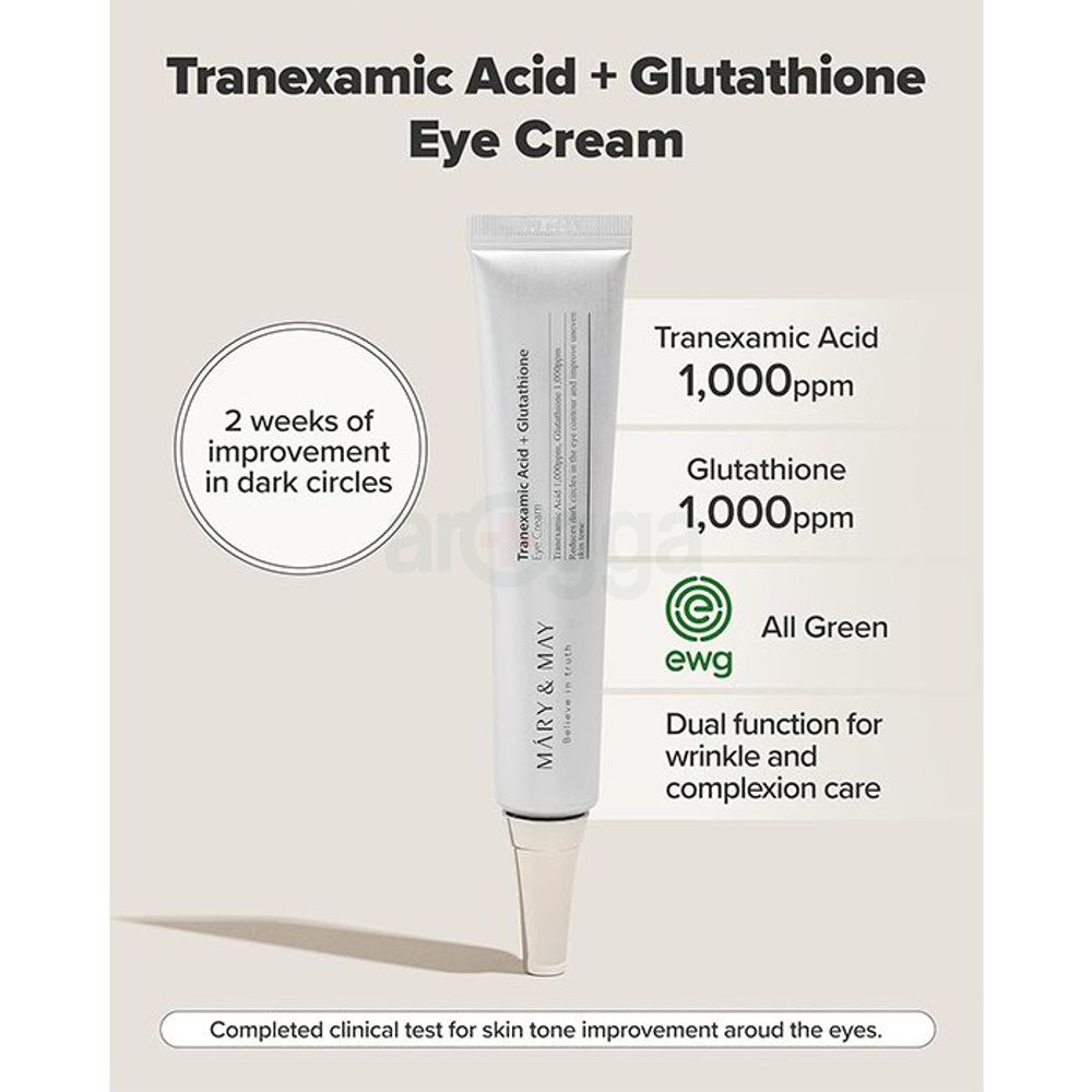 Mary & May Tranexamic Acid + Glutathione Eye Cream  