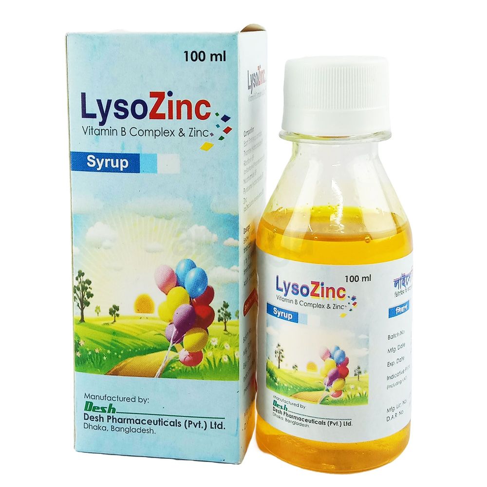 Lysozinc 100ml 100ml syrup