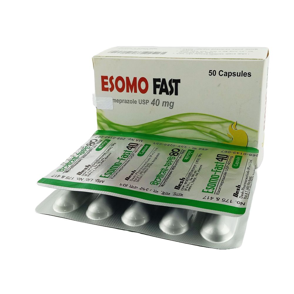 Esomo Fast 40 Capsule 40mg capsule