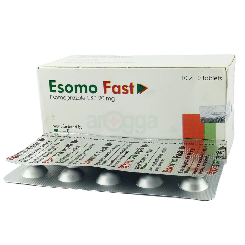 Esomo Fast 20mg  20mg tablet