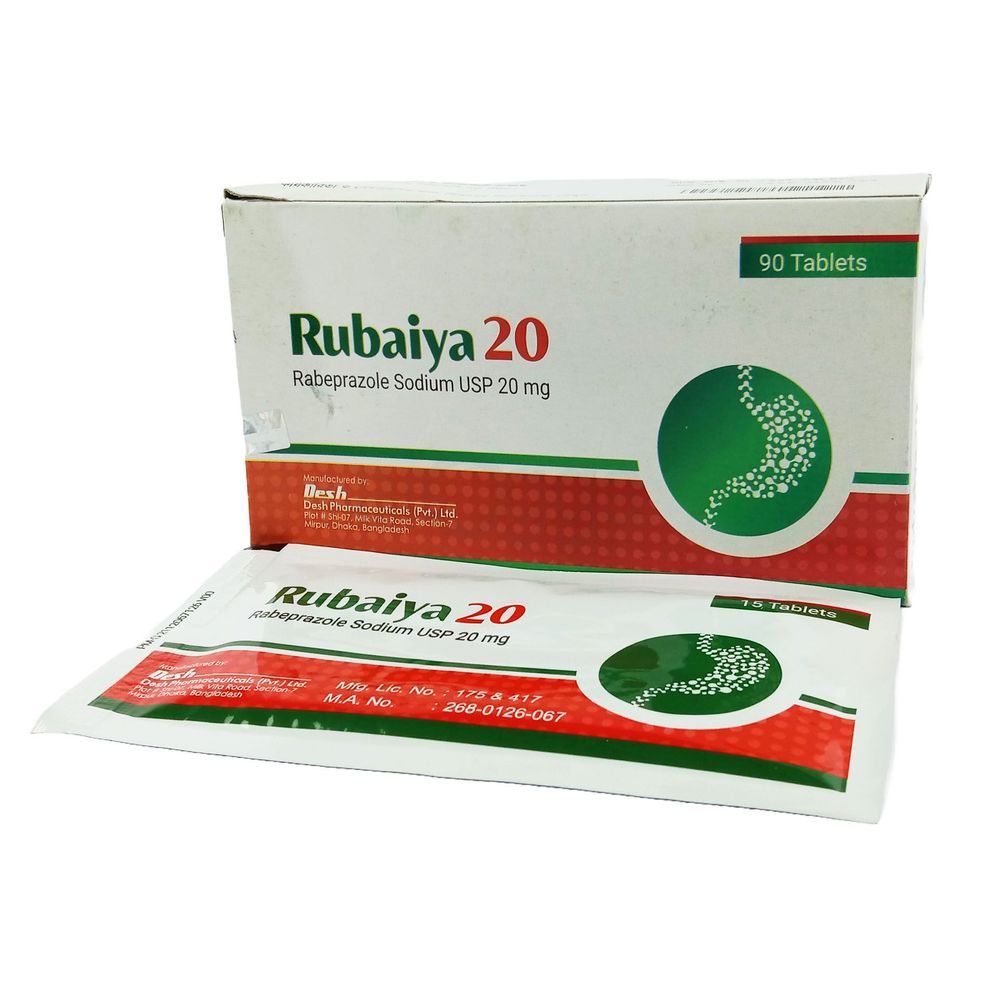 Rubaiya 20mg tablet
