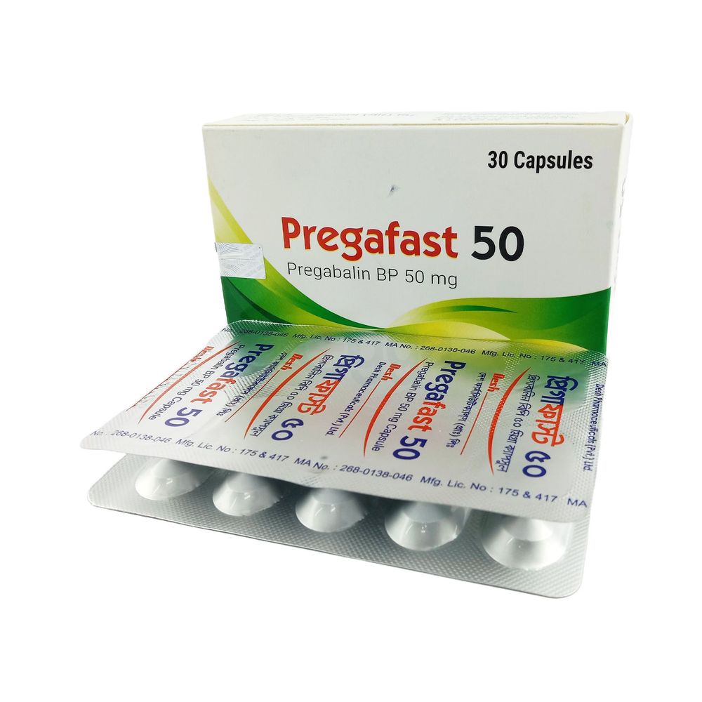 Pregafast 50mg capsule