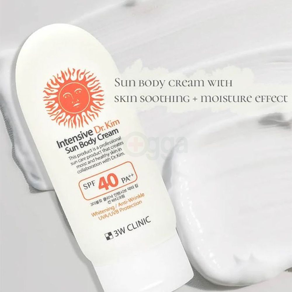 3W Clinic Intensive Dr. Kim Sun Body Cream SPF40 PA++  