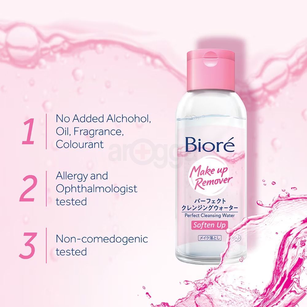 Biore Makeup Remover Cleansing Water for Normal to Dry Skin  