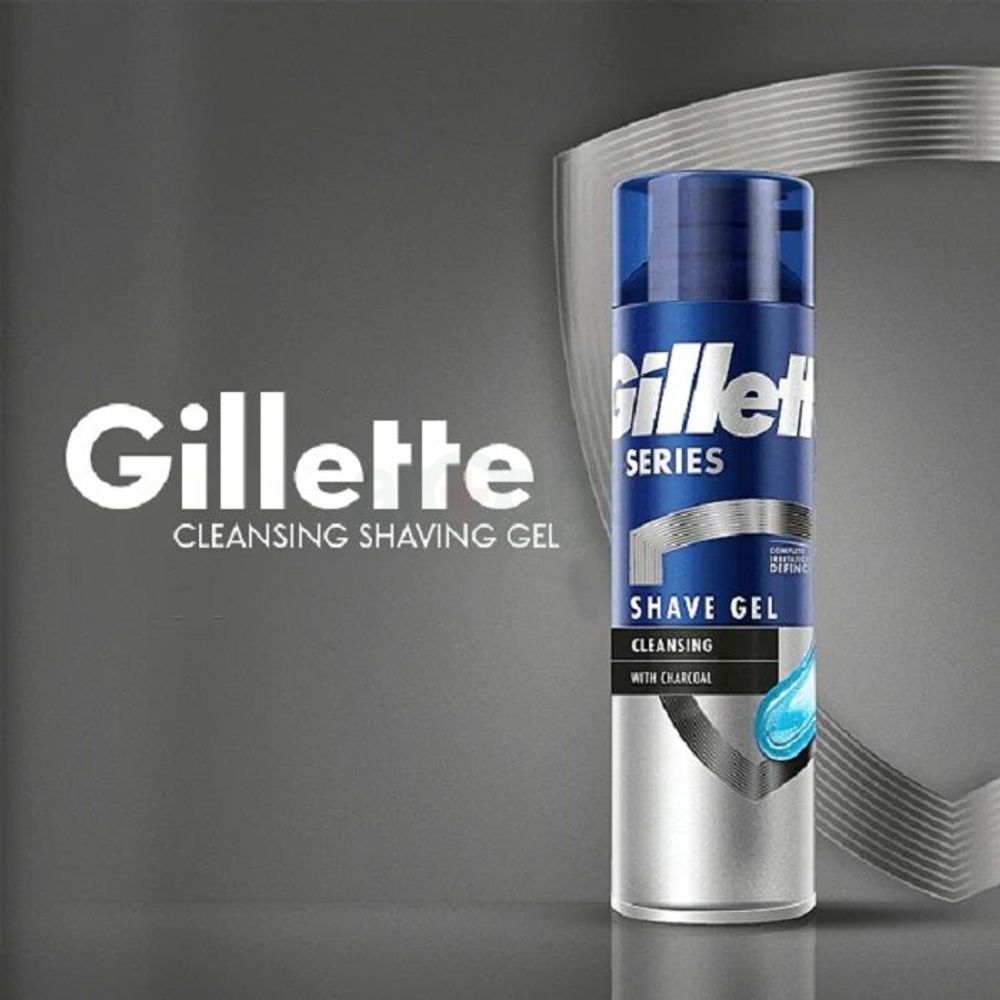 Gillette Series Cleansing Shave Gel with Charcoal  