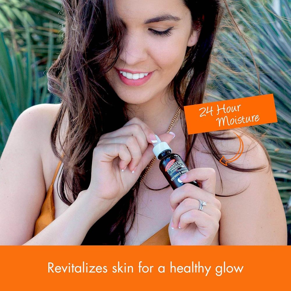 Palmer's Coconut Hydrate Facial Oil for Radiant, Hydrated Skin with Vitamin E  