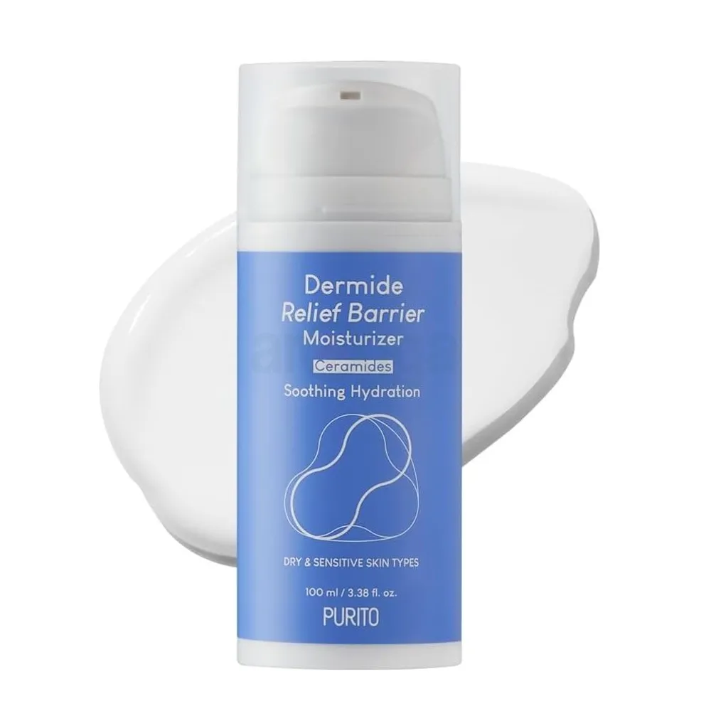 Purito Dermide Relief Barrier Moisturizer for Dry and Sensitive Skin  