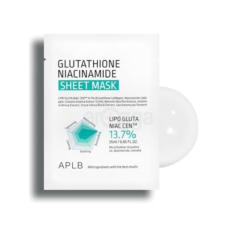 APLB Glutathione Niacinamide 13.7% Sheet Mask  
