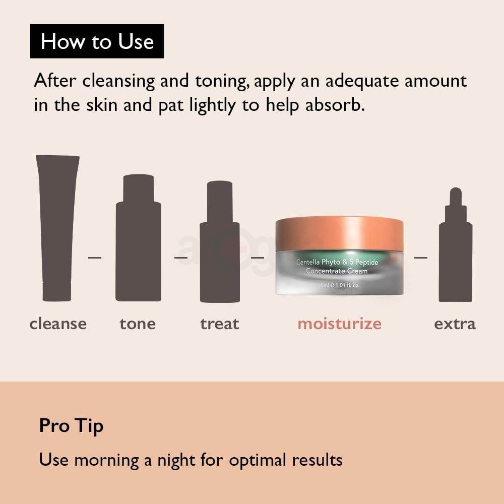Haruharu Wonder Centella Phyto and 5 Peptide Concentrate Cream  