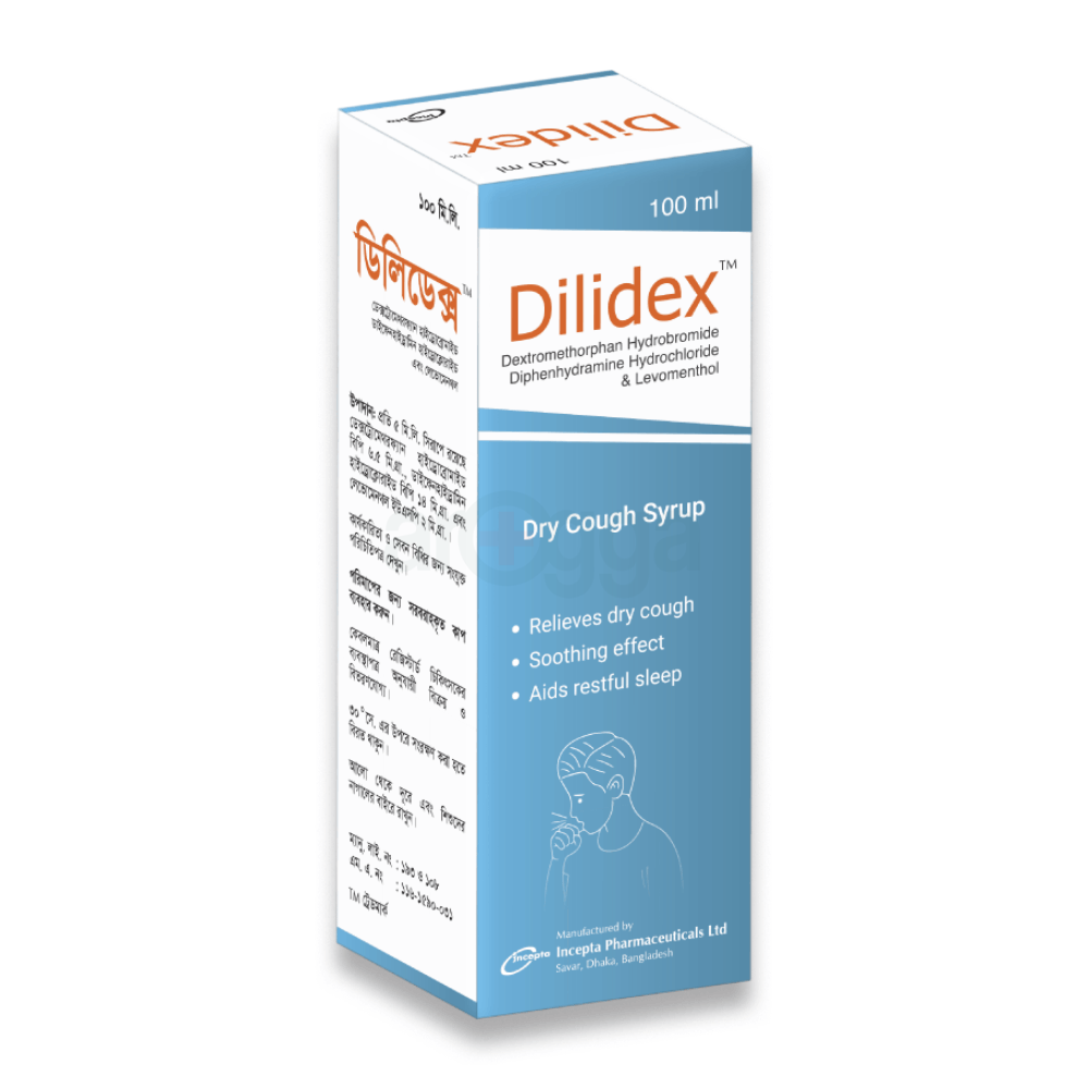Dilidex 14mg+6.5mg+2mg/5ml syrup