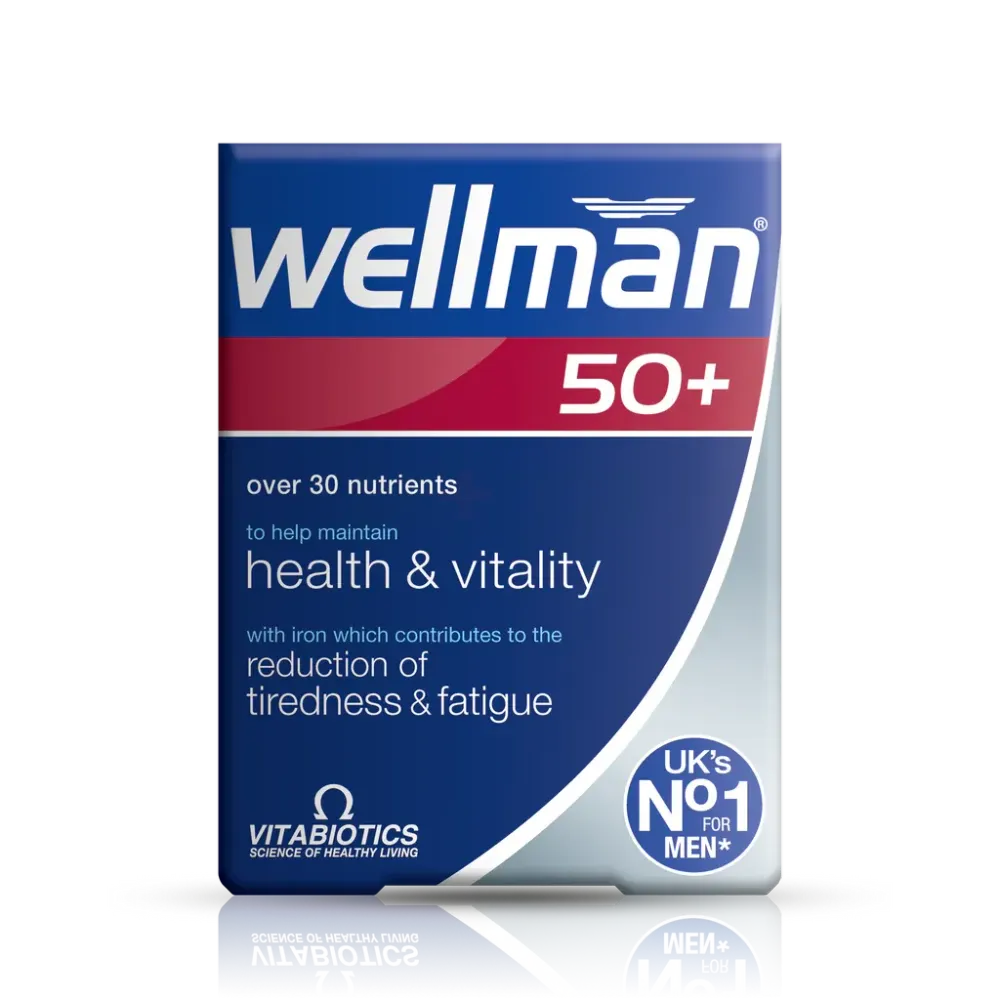 Vitabiotics Wellman 50+ 30 Tablets  