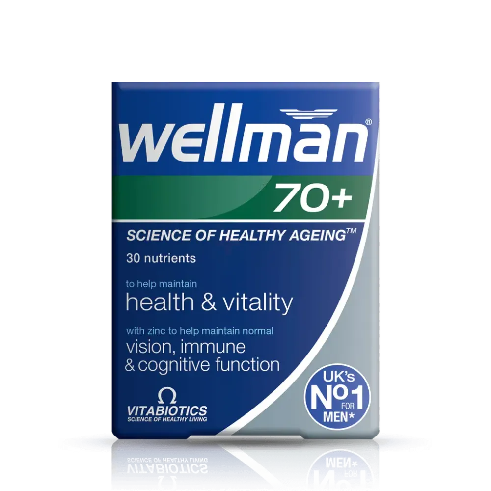 Vitabiotics Wellman 70+ 30 Tablets  