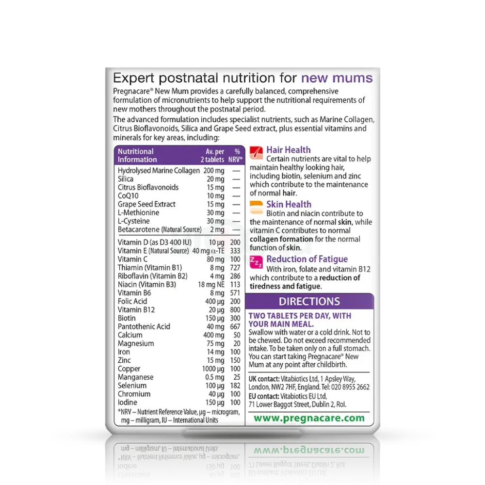 Vitabiotics Pregnacare New Mum56 Tablets  