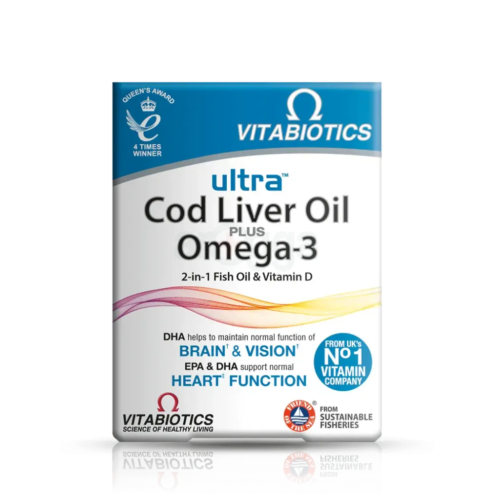 Vitabiotics Ultra Cod Liver Oil60 Capsules   