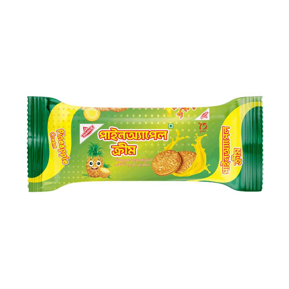 Pineapple Cream Biscuit (Haque) 36gm  