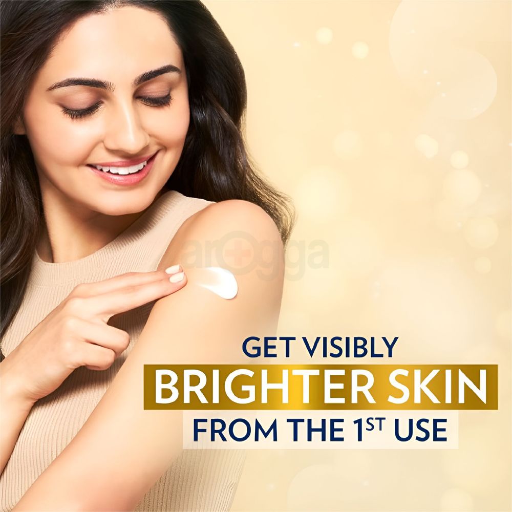 Vaseline healthy Bright Gluta Hya Flawless Glow Non Sticky Serum Lotion with 10X Vitamin C Extract - 200ml  