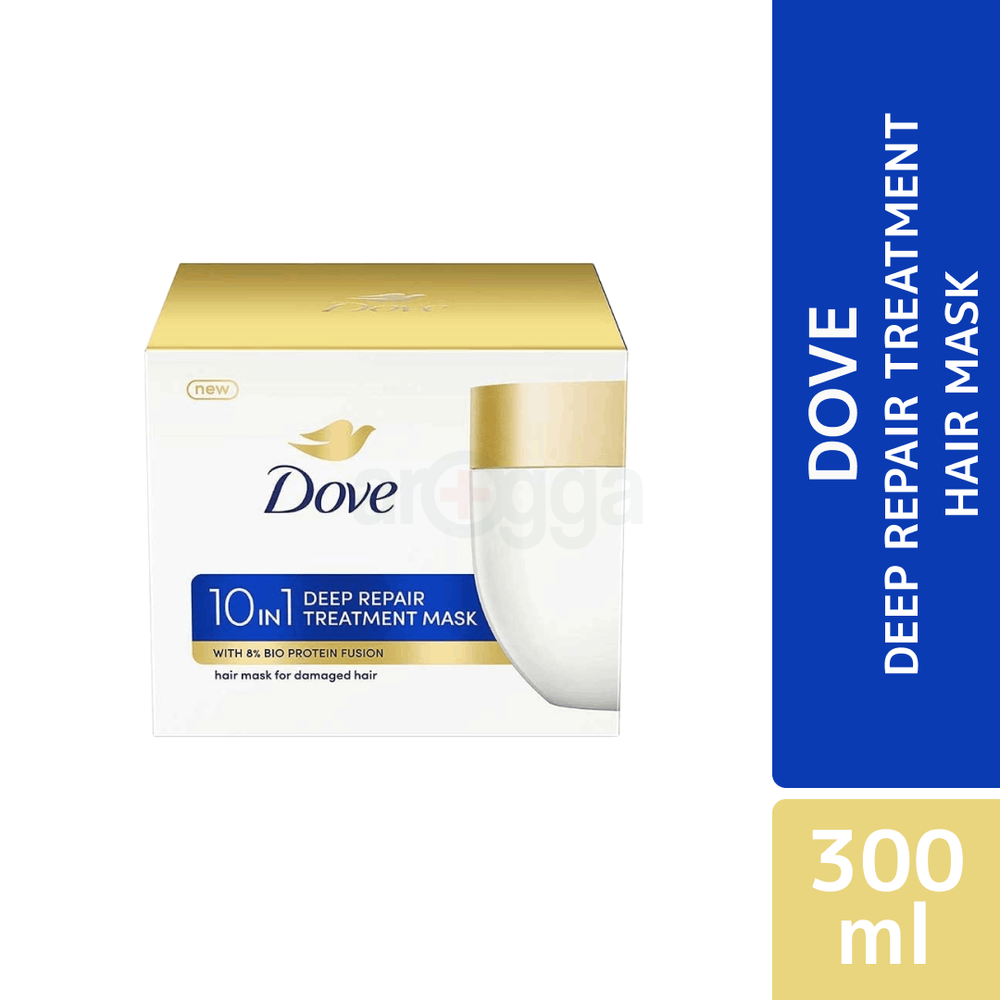 Dove Deep Repair Treatment Hair Mask for Damaged Hair with 8% Bio Protein Fusion - 300ml  