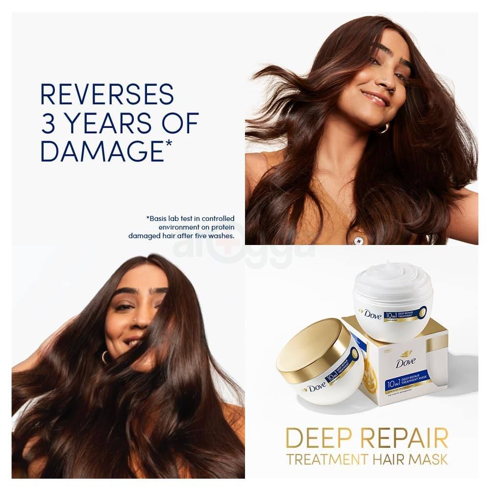 Dove Deep Repair Treatment Hair Mask for Damaged Hair with 8% Bio Protein Fusion - 300ml  
