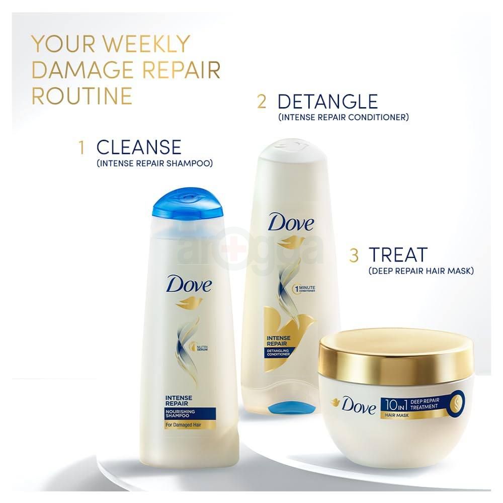 Dove Deep Repair Treatment Hair Mask for Damaged Hair with 8% Bio Protein Fusion - 300ml  