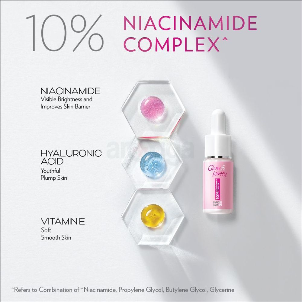 Glow And Lovely Brightening Face Serum (10% Niacinamide Complex) - 7ml  