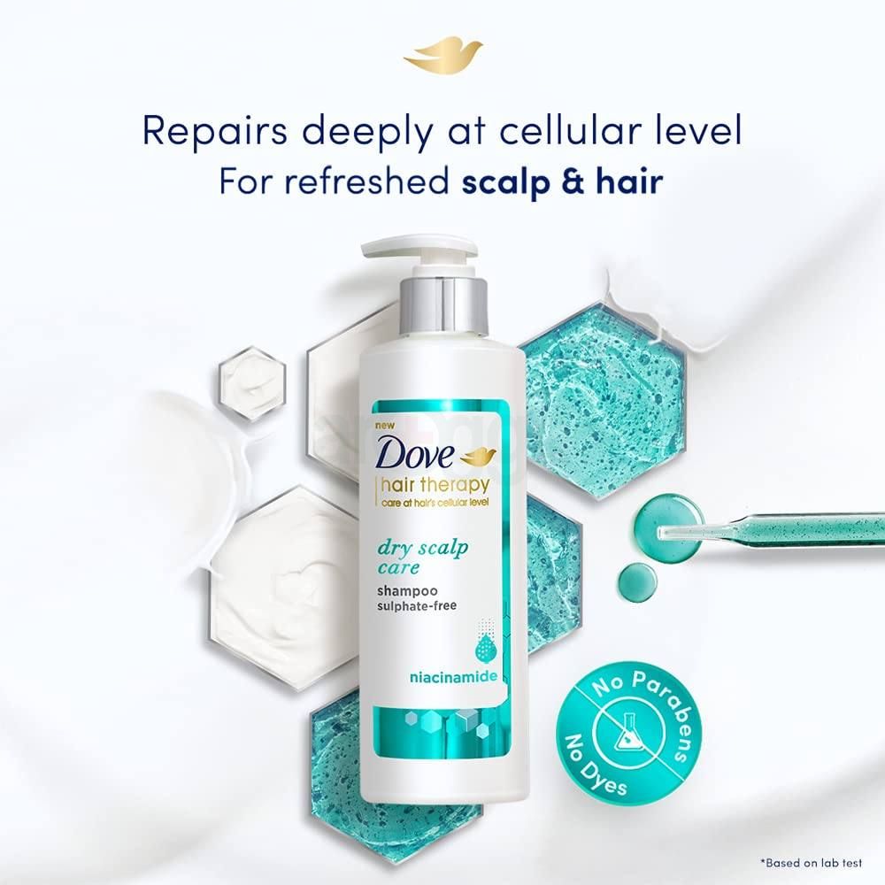Dove Hair Therapy Dry Scalp Care Sulphate Free Shampoo 380ml  