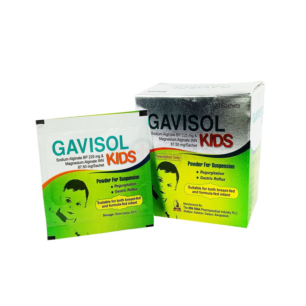 Gavisol Kids 225mg+87.50mg powder