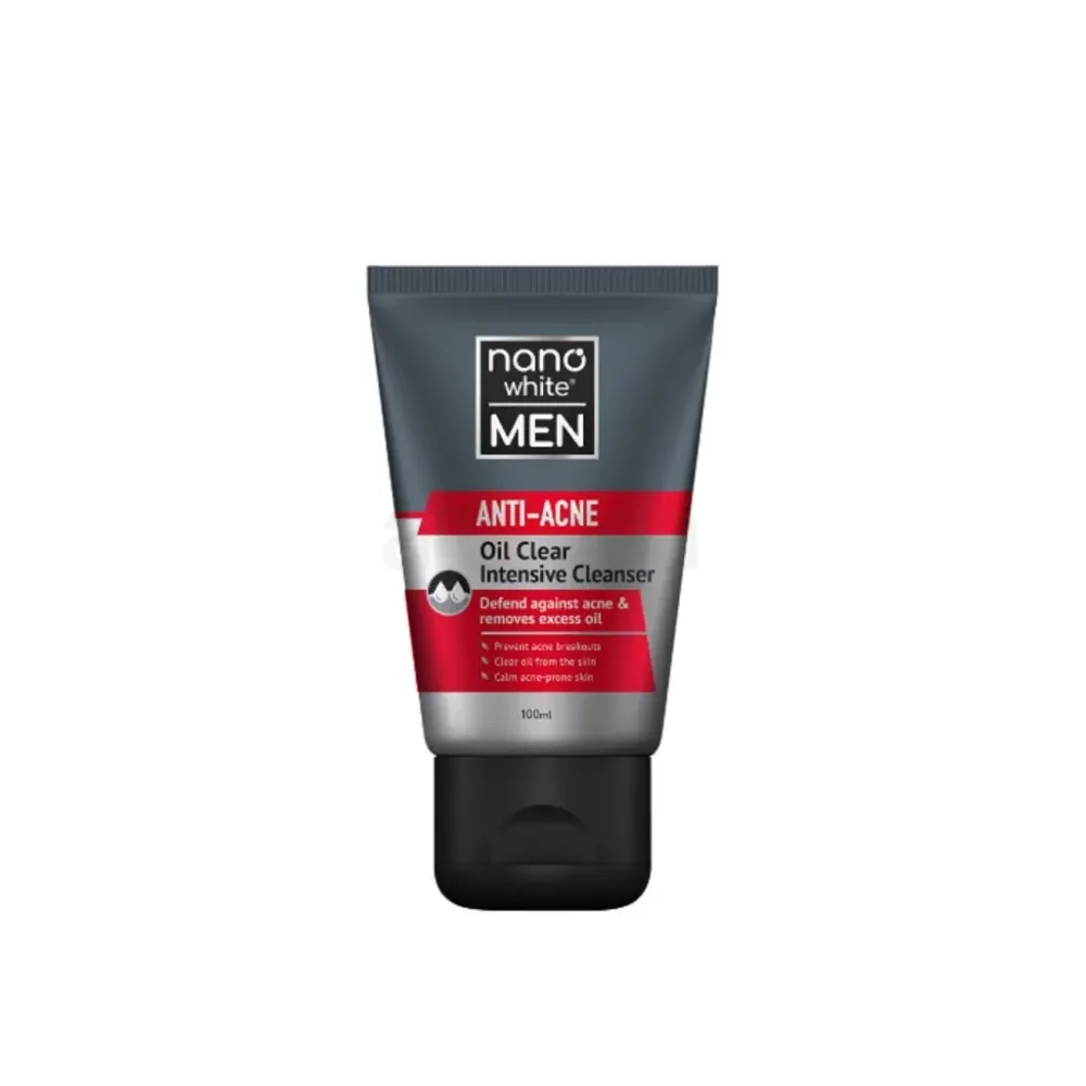 Nanowhite Men Anti Acne Oil Clear Intesive Cleanser  