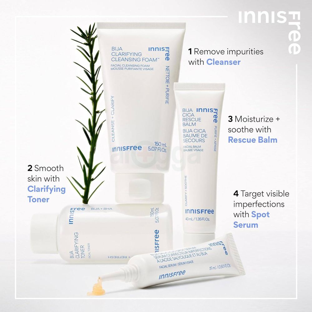Innisfree Bija Trouble Cleansing Foam with Bija+ BHA  