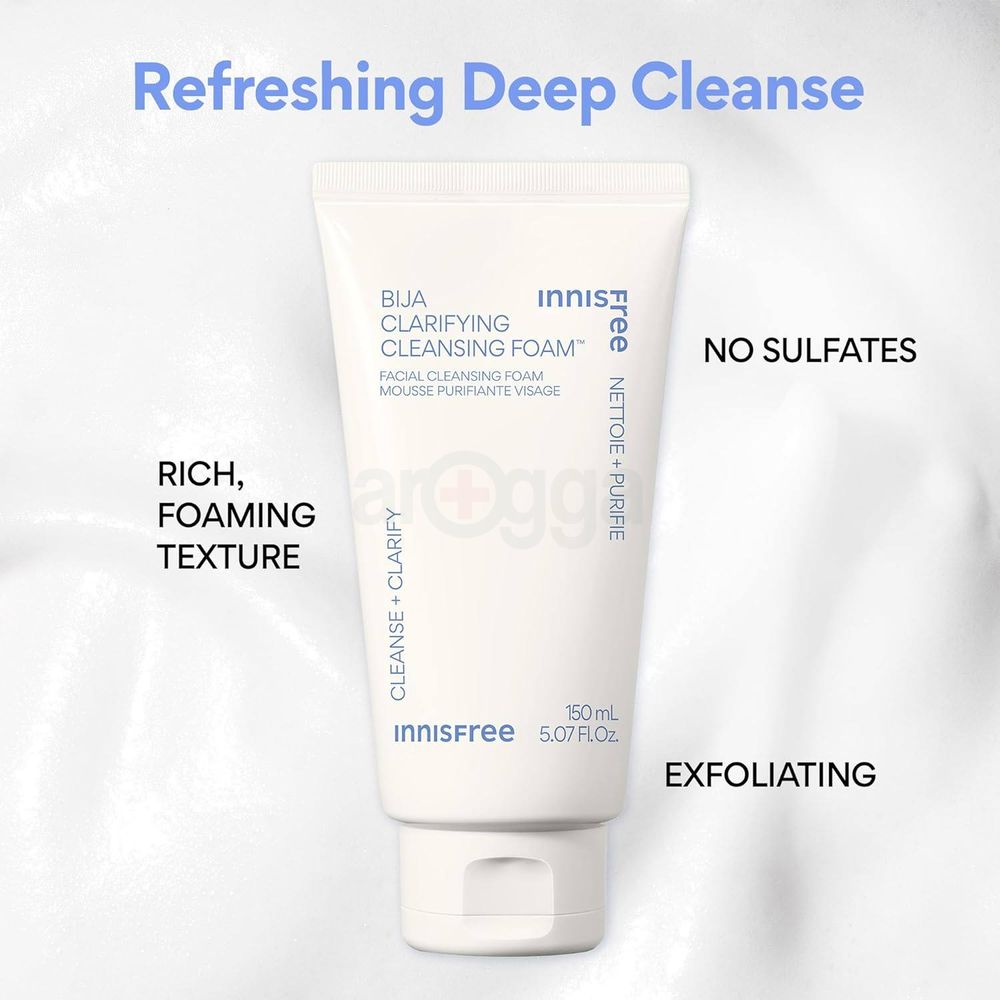 Innisfree Bija Trouble Cleansing Foam with Bija+ BHA  