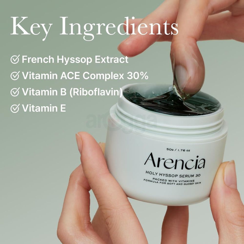Arencia Glowing & Soothing Holy Hyssop Serum 30  