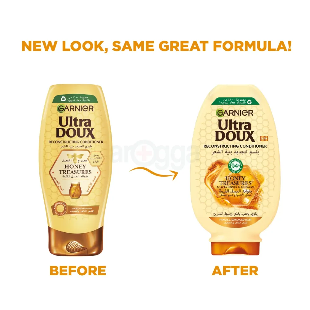 Garnier Ultra Doux Reconstructing Conditioner with Honey Treasures for  Damaged, Breaking Hair  