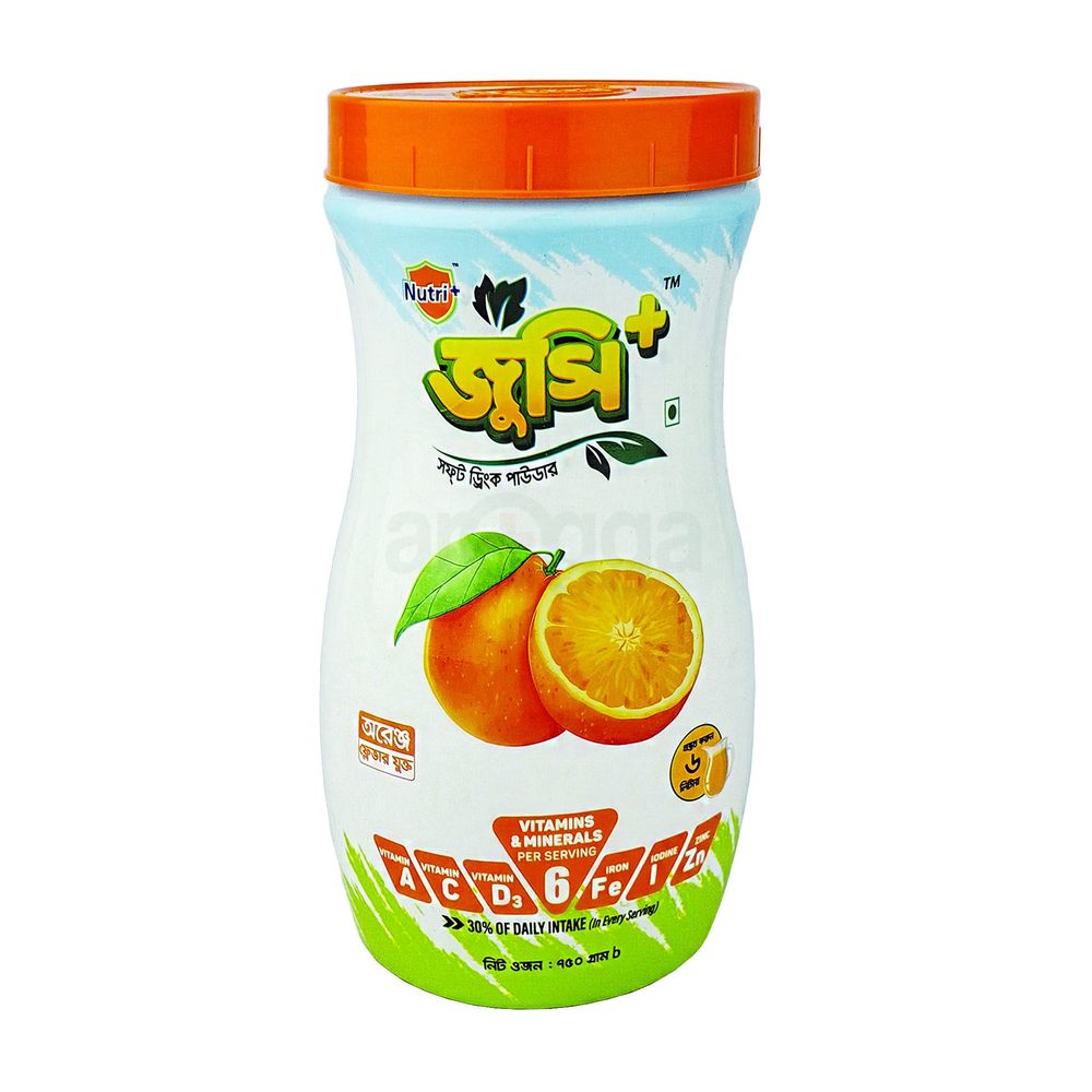Nutri+ Juicee+ Orange Soft Drinks Powder - 750g Jar  