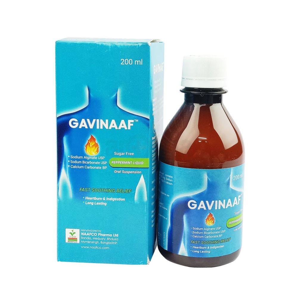 Gavinaaf 500mg+267mg+160mg/10ml suspension